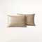 Beige Bambus Putetrekk