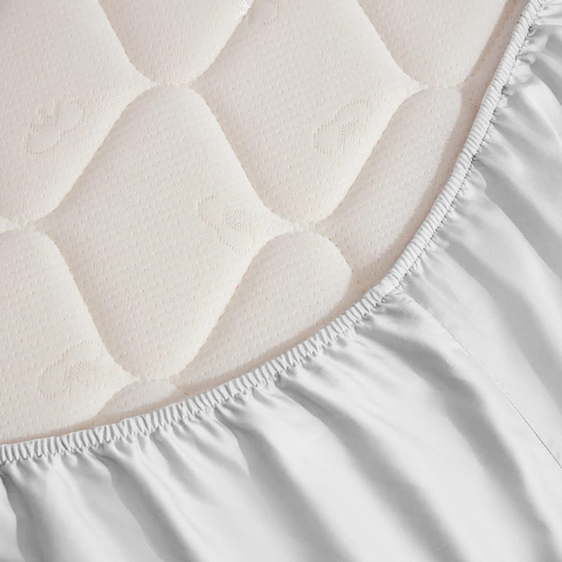 Hvitt Bambus Laken
