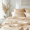 Beige Bambus Sengesett